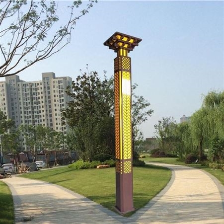 双庆仿云石景观灯_方形圆形庭院灯_小区公园道路广场柱灯