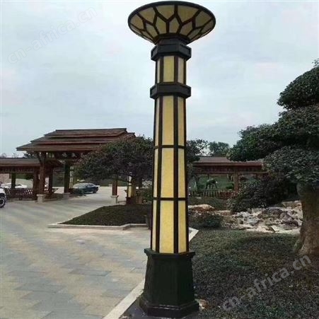 仿云石灯柱 人造透光石景观灯厂家定制双庆灯饰