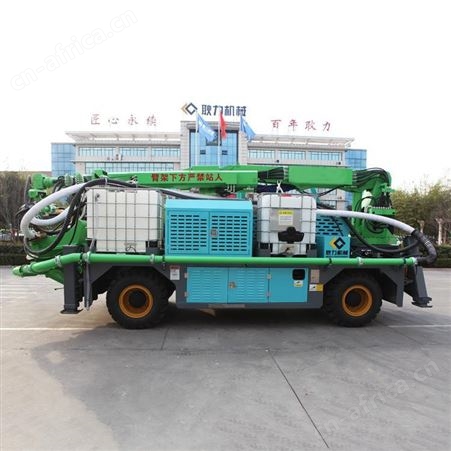 耿力 大型混凝土湿喷台车工程湿喷机械手臂智能喷浆机