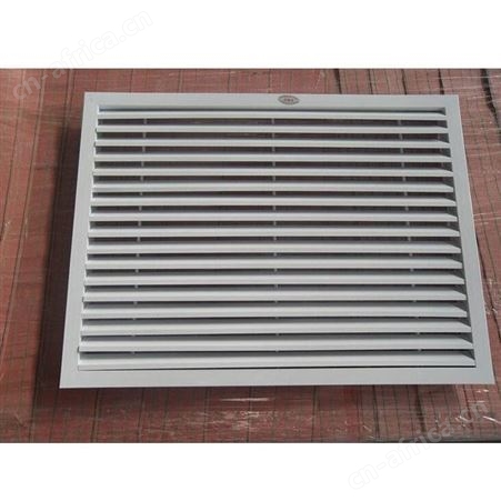 供应LBC铝合金百叶风口双层电动24V220V执行器 电厂变电站专用