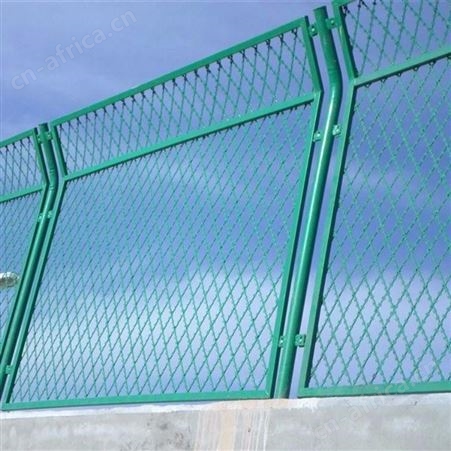 高速侧方框架隔离栅 桥梁防落物护栏 绿色桥梁防抛网