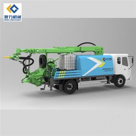 耿力 30立方混凝土 湿喷台车 机械车载湿喷机 GHP3016CII