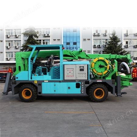 耿力GHP3015E工程混凝土湿喷台车 机械臂   车载湿喷机