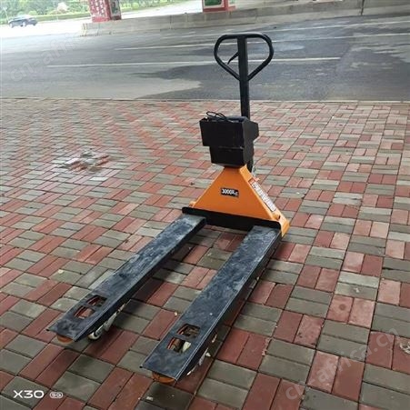 腾拓 电子秤磅搬运车 移动地磅地牛秤 手动液压叉车 电动小地牛