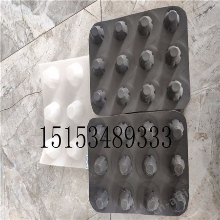 排水板凹凸型塑料排水板现货供应屋顶车库顶绿化HDPE排水