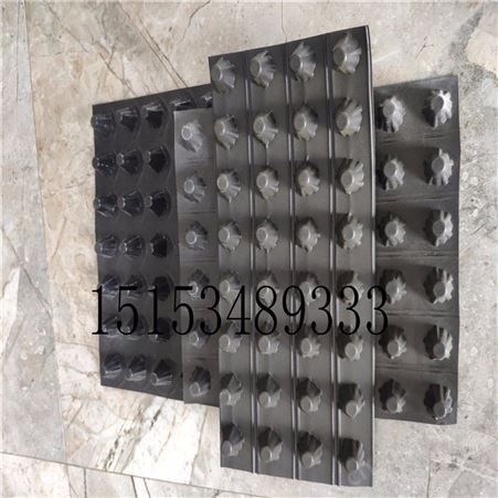 排水板凹凸型塑料排水板现货供应屋顶车库顶绿化HDPE排水