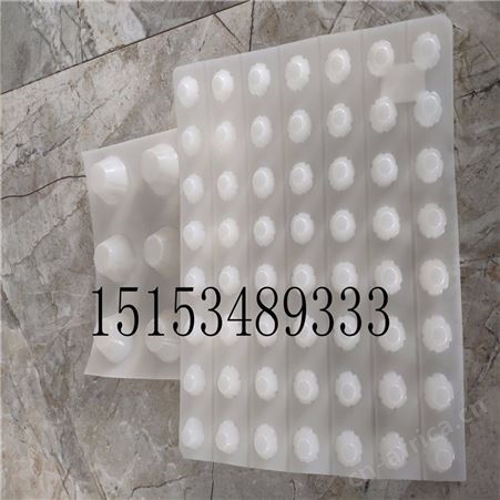 排水板凹凸型塑料排水板现货供应屋顶车库顶绿化HDPE排水