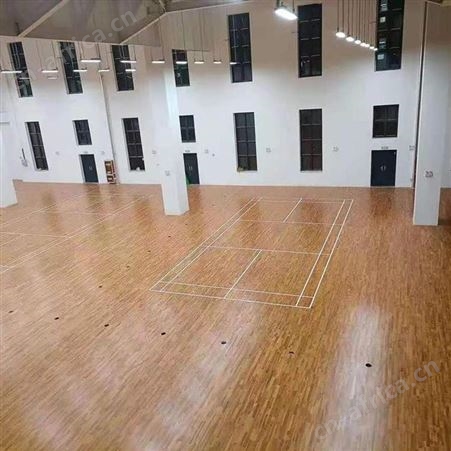 成都运动木地板室内篮球场实木枫桦木羽毛球场健身房舞台木地板厂家