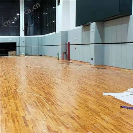 贵阳篮球馆运动木地板室内羽毛球场学校体育馆舞台实木悬浮枫桦木