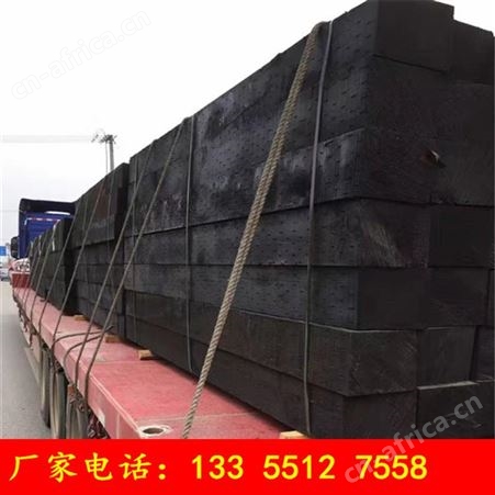全新道岔防腐枕木 铁路用沥青枕木可定制 浸油枕木