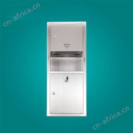 成都公共卫生间304不锈钢嵌入式组合柜手纸盒干手机