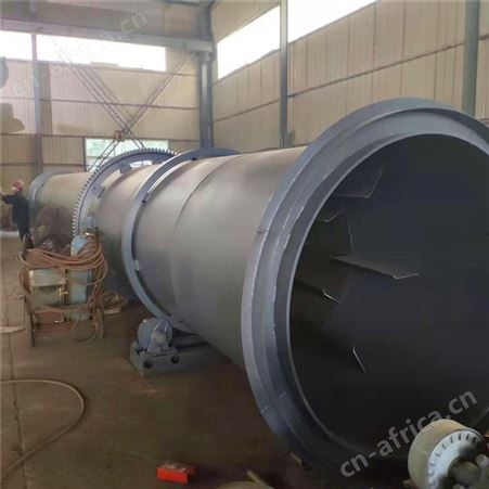 季发 大型工业不锈钢二手滚筒烘干机 焊剂烘干设备 传导式加热