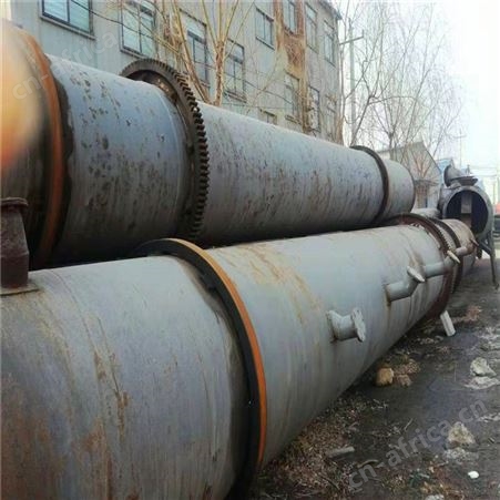 季发 大型工业不锈钢二手滚筒烘干机 焊剂烘干设备 传导式加热