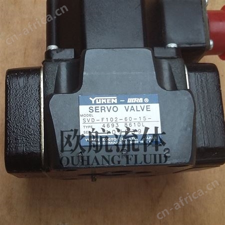 日本Yuken油研先导式伺服阀SVD-F102-60-15-液压电磁阀