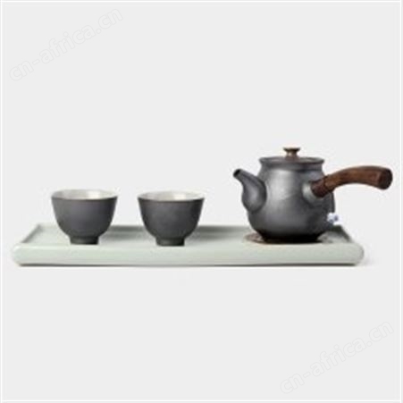 红素日式一壶两杯茶具套装组合 釉汝瓷功夫茶具 100件起订不单独零售