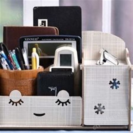 红素跨境电商款木制办公桌面收纳盒纸巾盒客厅收纳架纸巾盒定做 500件起订不单独零售