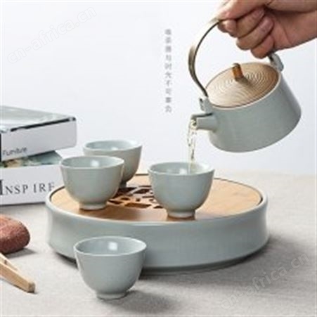 红素日式一壶四杯茶具套装 免费设计logo 100件起订不单独零售