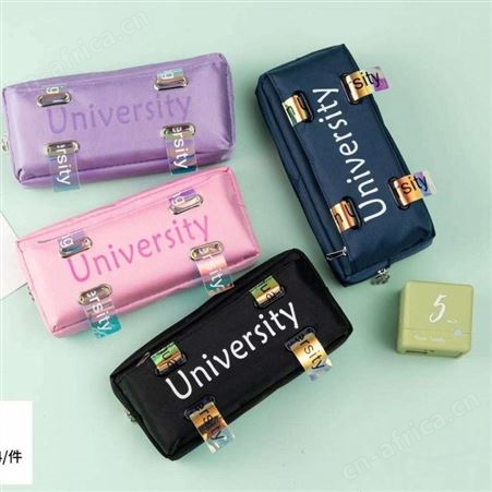 三棵松多功能文具袋EVA铅笔袋学生笔袋 创意卡通学生文具盒
