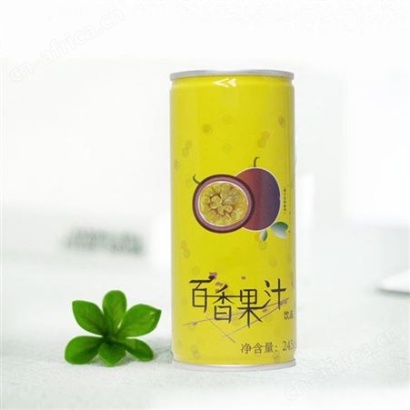 名启 百香果汁 易拉罐 代加工 果汁 饮料 口服液OEM 百香果饮品代加工