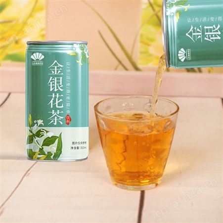 金银花凉茶 罐装凉茶oem贴牌代加工 植物饮料代加工  包装定制 山东康美
