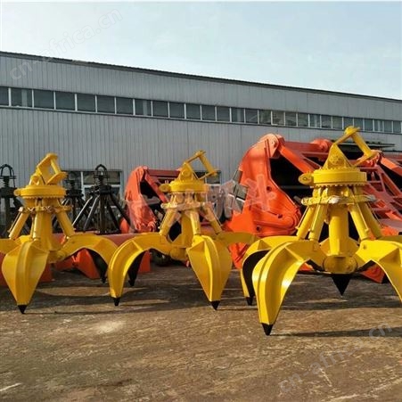 电动液压双瓣抓斗定制厂家 福建双绳四绳抓斗报价 广兴机械价格低
