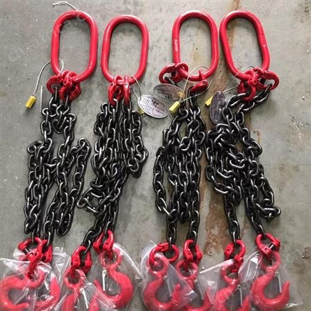G80级高强度锰钢成套链条吊索具 起重链条吊具