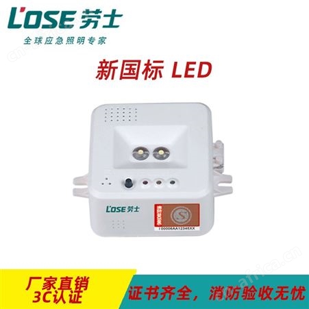 劳士拿斯特智能照明控制系统适配led灯具配件小方形象白色应急伴侣L-ZFZD-E5W1206