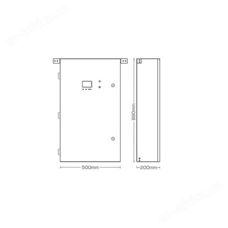 敏华疏散指示系统应急照明led灯具主机壁挂式集中电源M-D-1KVA-216L