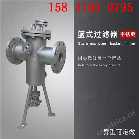 远湖厂家供应T型过滤器 毛发聚集器价格 污水袋式过滤器 法兰过滤