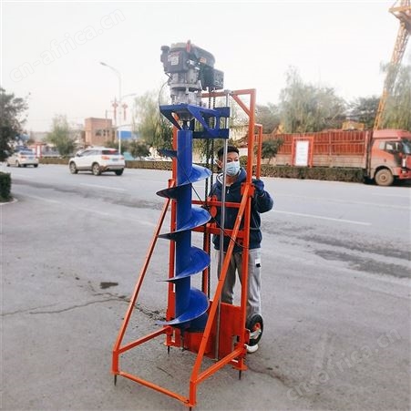 电线杆挖坑机山区栽电杆埋桩工具
