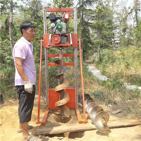工业级电线杆钻孔机 栽电杆多种直径按需定制