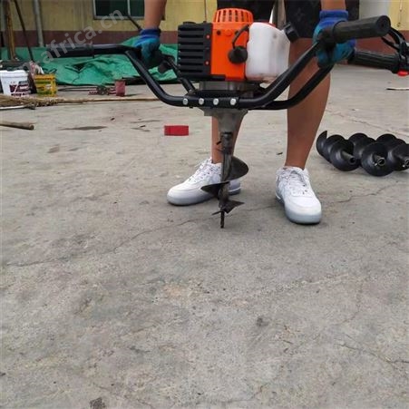 手提小型穿管钻孔机 单轴款自动旋挖钻长度长