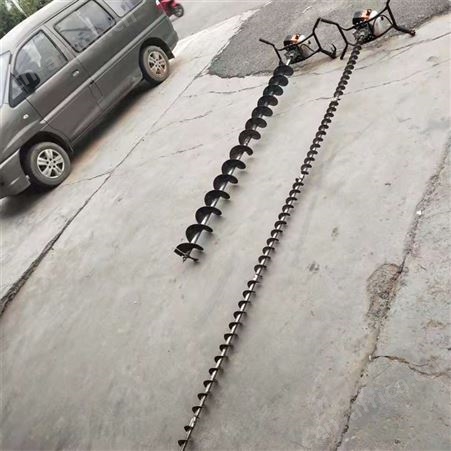 过马路穿管横向钻洞机 带滑道推动方便螺旋取土