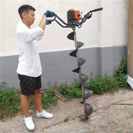 手提小型穿管钻孔机 单轴款自动旋挖钻长度长