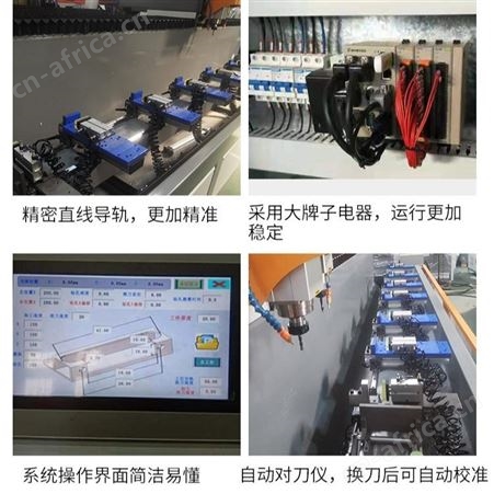 加长型工业型材钻政体机 9米长龙门钻攻铣一体机，加工钢板方通效率事半功倍