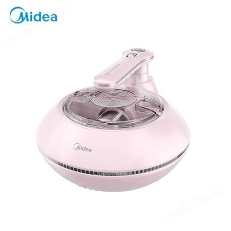 美的（Midea）除螨仪MT3 有线手持床上家用吸尘器 冰莹粉 紫外线杀菌除螨