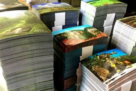 贺年光栅3D明信片 3D贺卡 立体明信片 动感明信片 风景光栅明信片加工生产