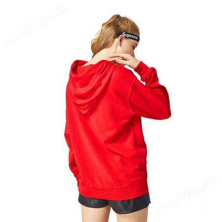 秋冬装男士套头连帽卫衣加绒空白广告衫卫衣定制班服工作服印LOGO