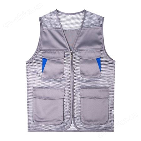 直销志愿者拼色马甲定制印LOGO多口袋多兜义工超市工作服批发印字