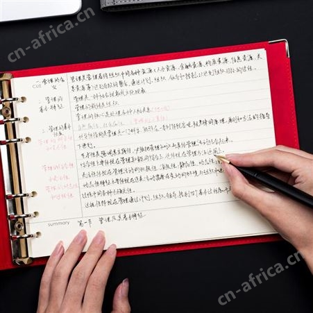 2021创意A4 B5软皮活页笔记本可拆卸大号手账方格本网格本康奈尔