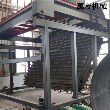 有机肥链板翻堆机 大型禽粪类发酵翻抛机 污泥发酵链板式翻堆机