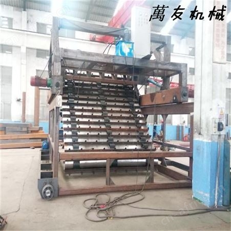萬友鸡粪槽式翻堆机5米宽4道槽多槽翻堆一台设备