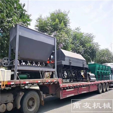 颗粒有机肥生产线设备 牛粪蘑菇渣造粒机 年产1万吨鸡粪有机肥设备