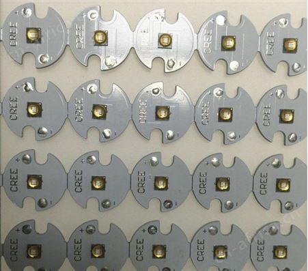 16mm铝基板，用于焊接3535LED，厚度1mm和1.6mm两种，3535灯PCB