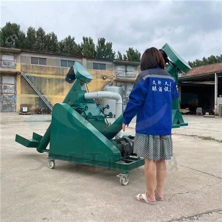 燕麦挤扁破碎机 文轩两相电花生磕绊机