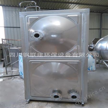 不锈钢消防水箱2吨组合式方型拼装不锈钢生活冷水箱