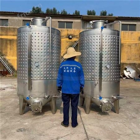 葡萄酒发酵罐 不锈钢立式密封储罐 文轩 酒容器