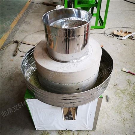 文轩米浆肠粉加工石磨机 豆汁加工石磨