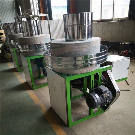 多用型电动石磨机 文轩花生豆腐石磨机