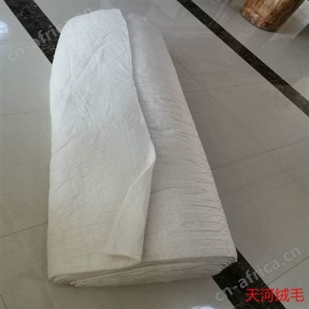 供应各种规格针刺马海毛絮片-白马海毛絮片天河雪绒